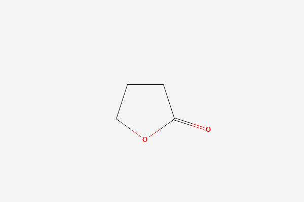Tvívíð byggingarformúla: GBL. oxolan-2-one